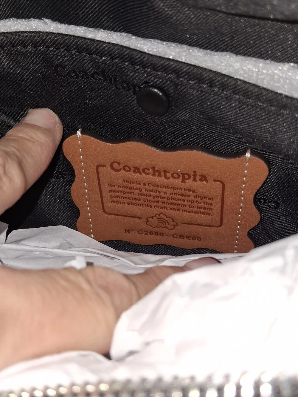 Large Black Coachtopia Alter Ego Bag - Picture 4 of 6